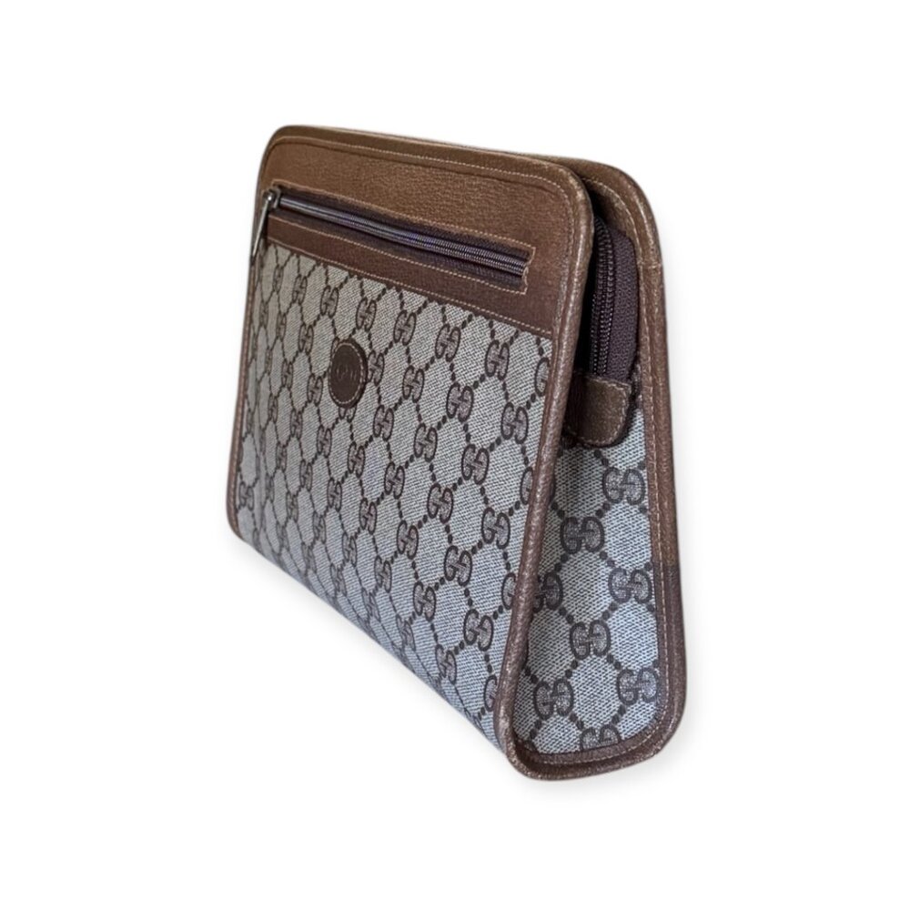 Gucci GG Supreme Pouch / Clutch | Vintage Accessory Collection - Picture 2 of 11